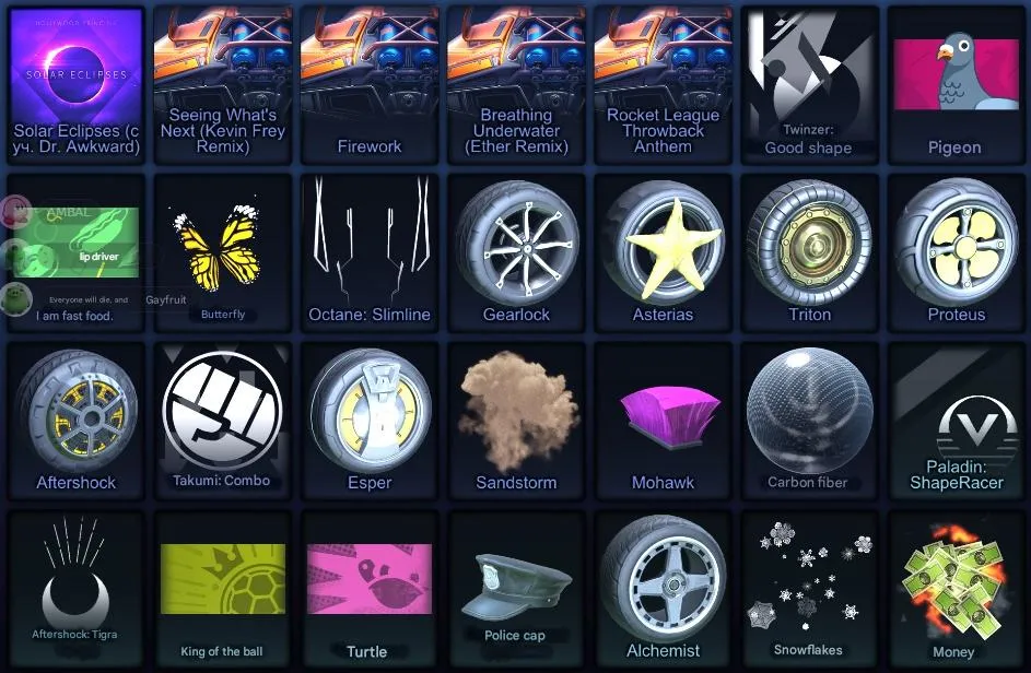 RL1016 Full Access 79 LVL Account with Tyranno, Reaper Goal Explosion, Fennec Huntress, Dominus Nutcracker, Octane Slimline, Stipple Gait, Zadeh S3, Peregrine TT, Aftershock, Proteus, Triton, Takumi Kombo, Paladin ShapeRacer and Big Inventory 